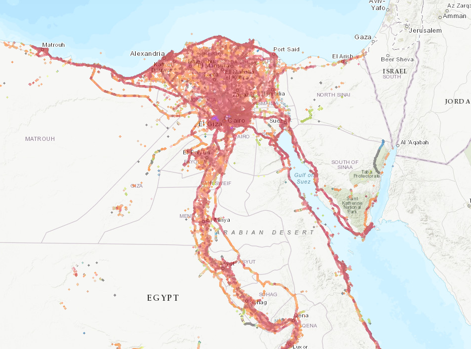 vodafone abdeckungskarte internet Ägypten