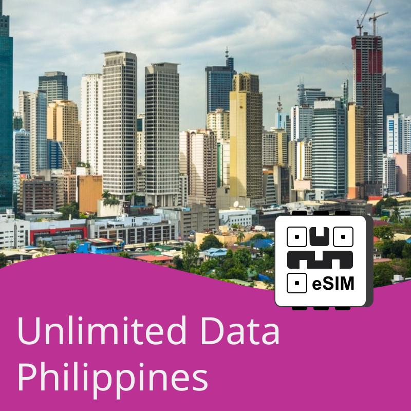 eSIM Philippines from $4.21 with Unlimited Data