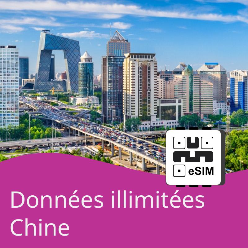 eSIM Chine à partir de 4.21 avec Données Illimitées — free download